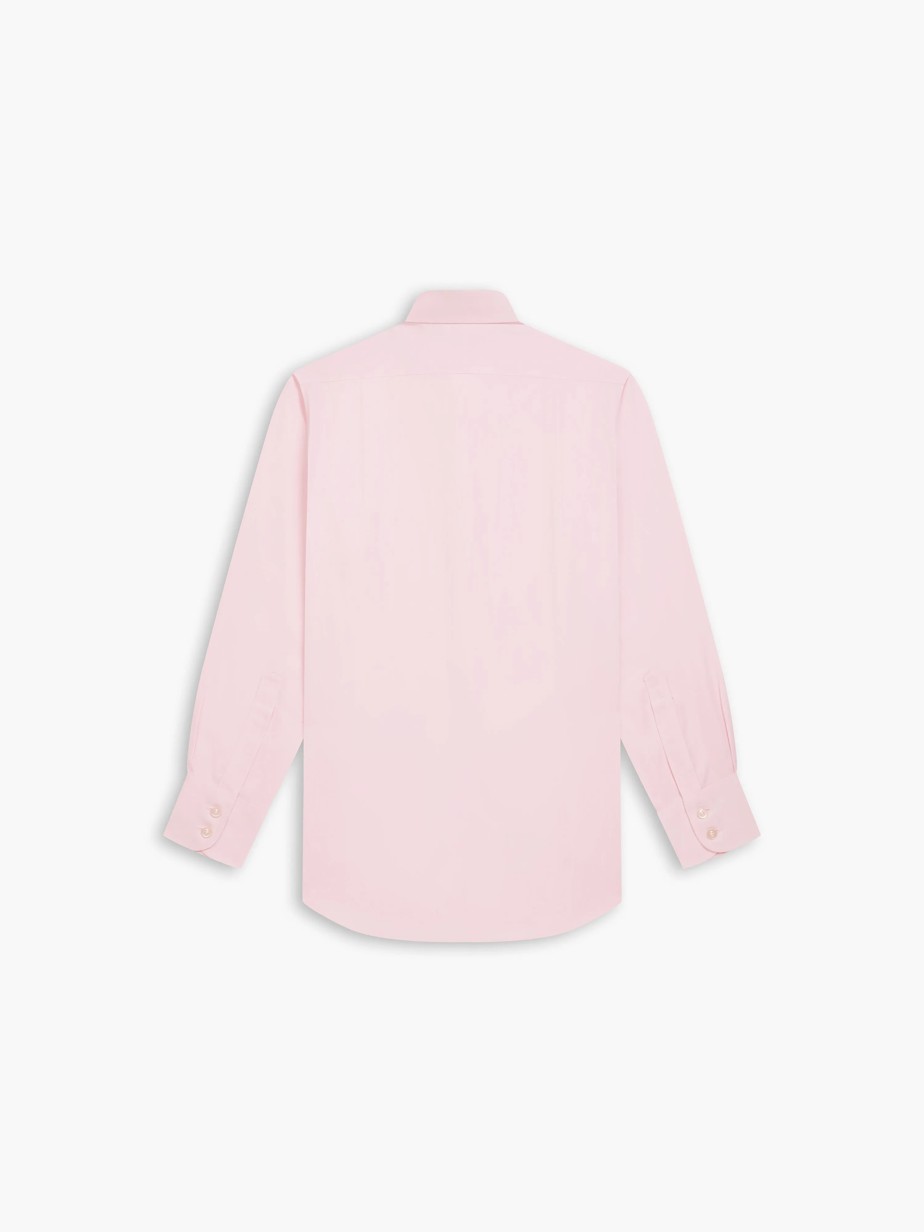 Non-Iron Pink Plain Twill Slim Fit Single Cuff Classic Collar Shirt sold by T.M.Lewin product image thumbnail 4