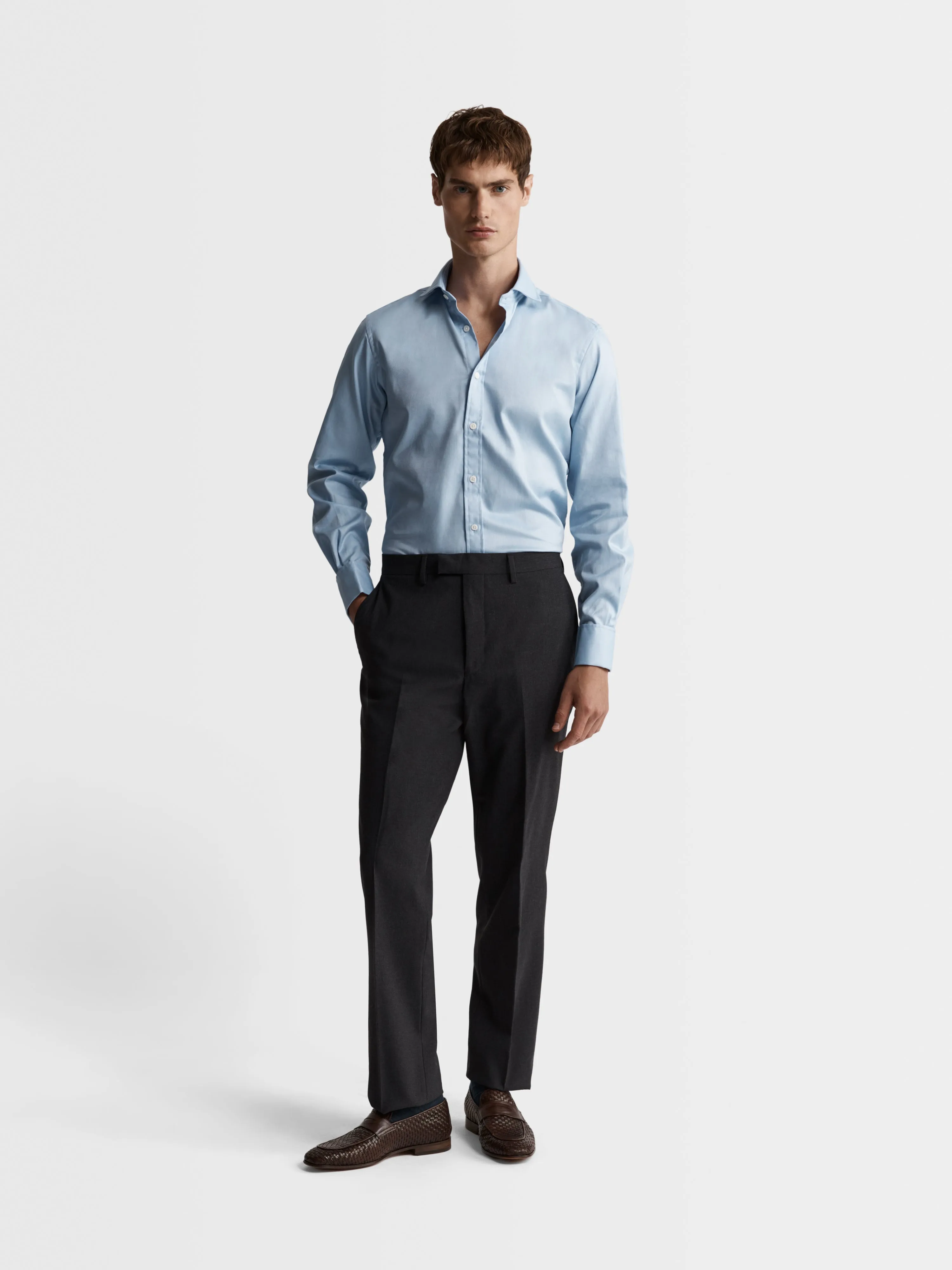 The Twill Shirt sold by T.M.Lewin product image thumbnail 2