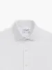 Non-Iron White Left Hand Twill Slim Fit Dual Cuff Semi-Cutaway Collar Shirt sold by T.M.Lewin
