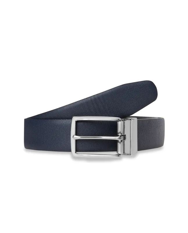 Reversible Belt Navy Black sold by T.M.Lewin