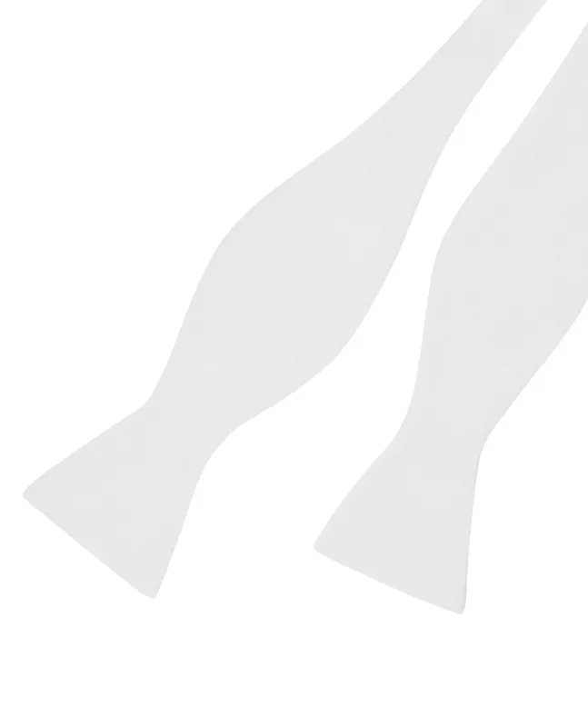 White Marcella Self-Tie Bow Tie sold by T.M.Lewin
