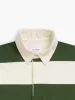 Cotton Rugby Shirt in Khaki Stripe sold by T.M.Lewin