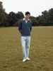 Cotton Rugby Shirt in Navy Blue sold by T.M.Lewin