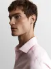 Non-Iron Pink Lightweight Twill Regular Fit Double Cuff Classic Collar Shirt sold by T.M.Lewin
