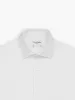 Non-Iron White Twill Slim Fit Dual Cuff Semi Cutaway Collar Shirt sold by T.M.Lewin
