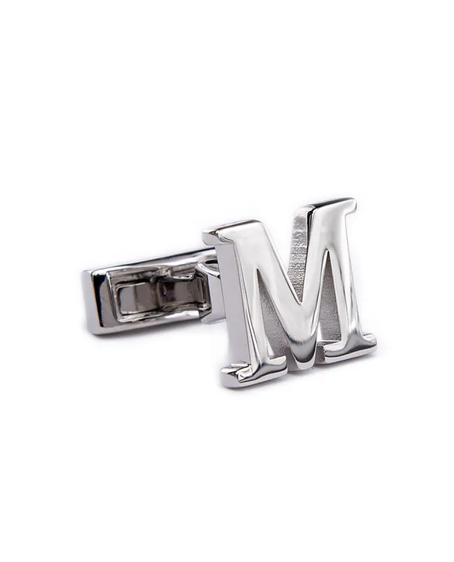 Single Initial M Cufflink (Sold Individually) sold by T.M.Lewin