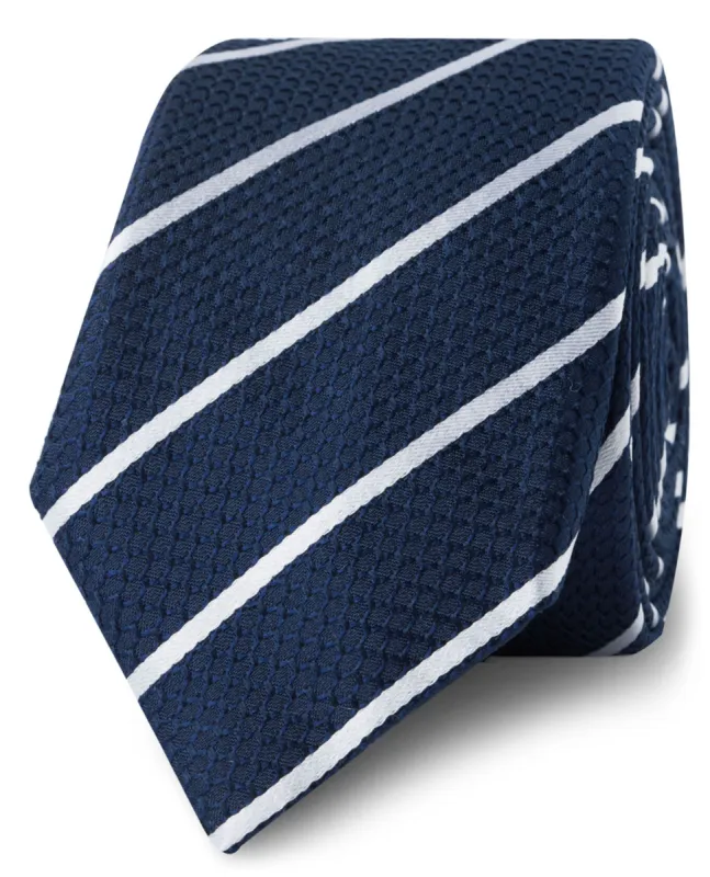 The Wide Stripe Slim Tie sold by T.M.Lewin