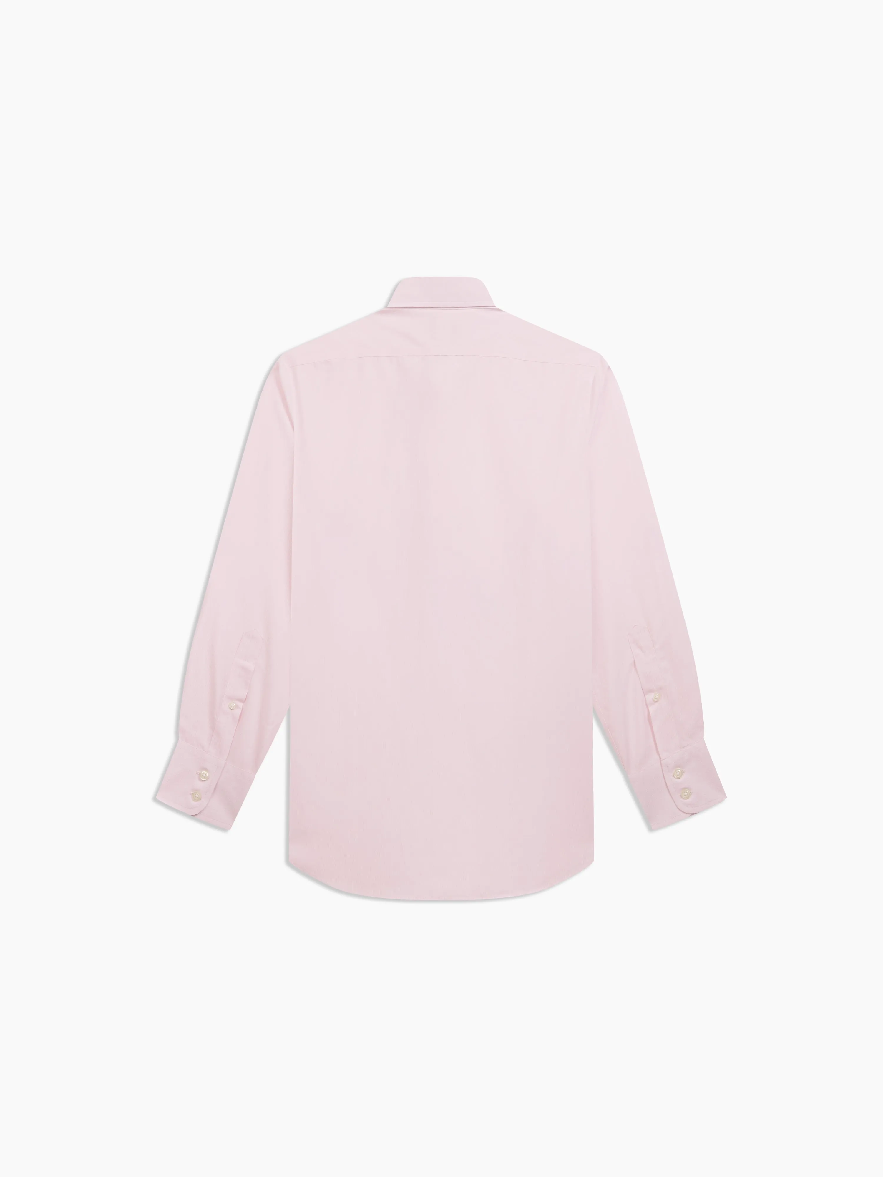 Non-Iron Pink Micro Pinstripe Plain Weave Slim Fit Single Cuff Semi-Cutaway Collar Shirt sold by T.M.Lewin product image thumbnail 4