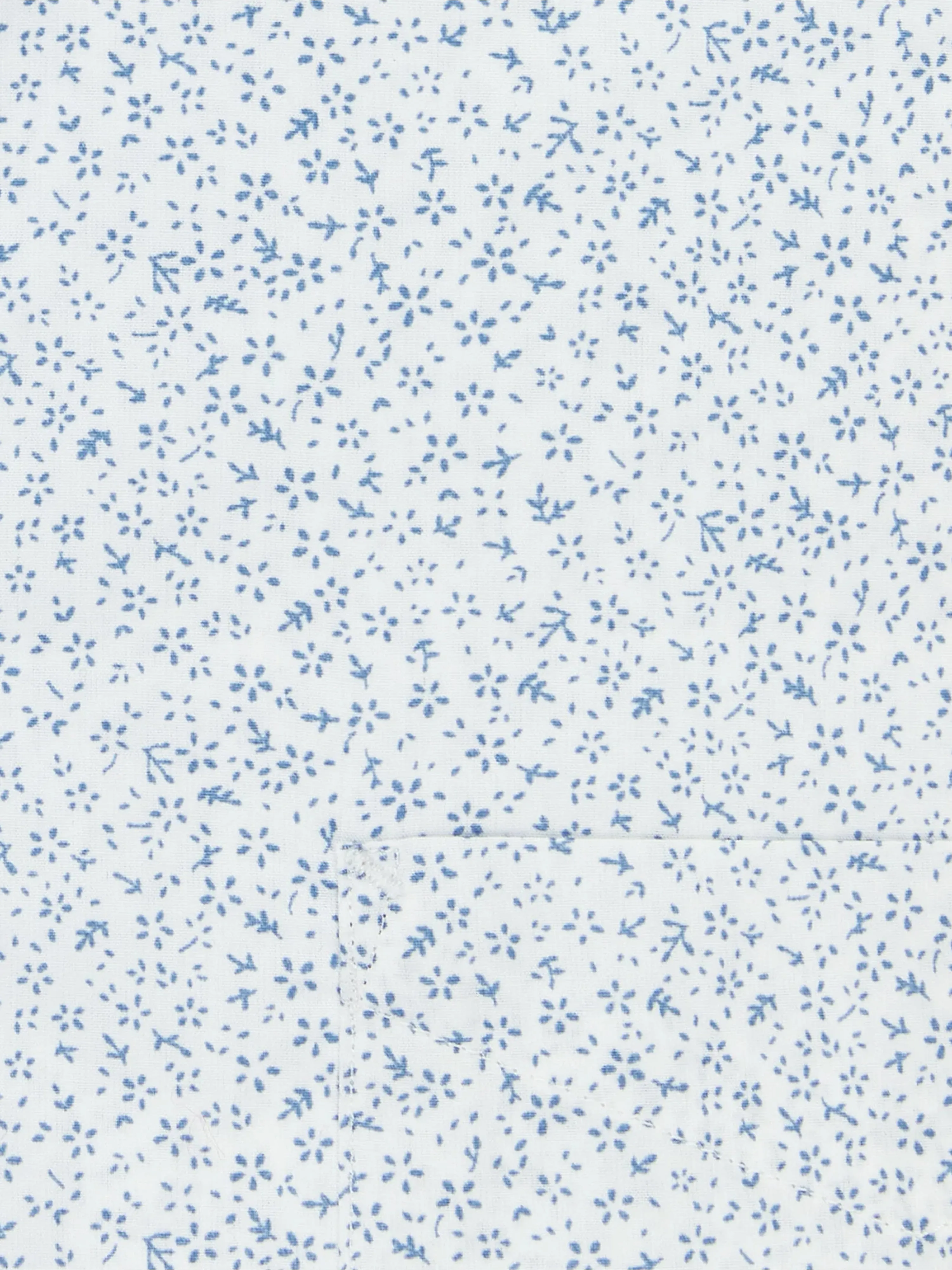 Slim Fit White and Blue Ditsy Floral Print Shirt sold by T.M.Lewin product image thumbnail 3