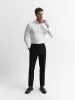 White Bold Twill Fitted Single Cuff Classic Collar Shirt sold by T.M.Lewin