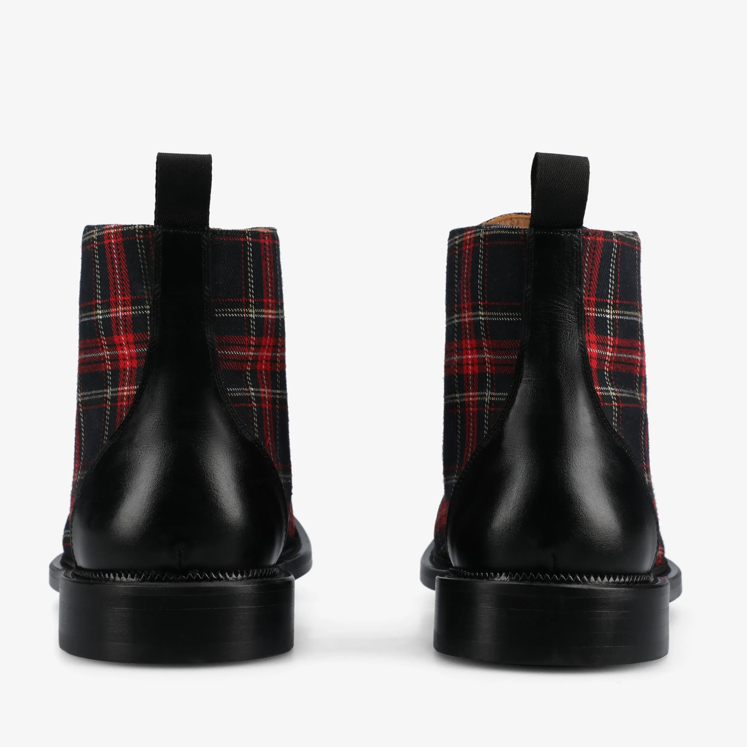The Jack Dress Boot in Red Plaid sold by Taft product image thumbnail 5