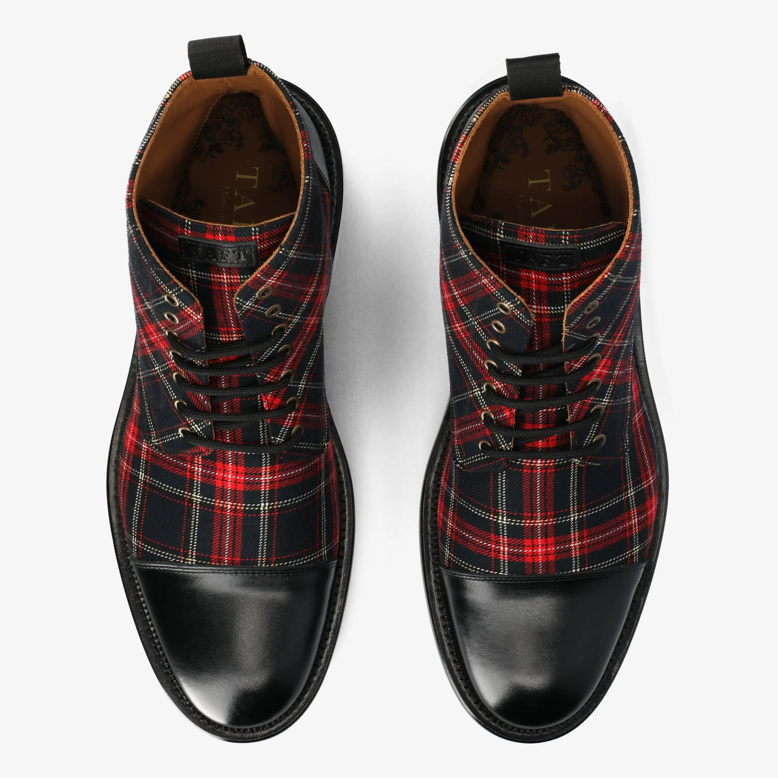 The Jack Dress Boot in Red Plaid sold by Taft product image thumbnail 4