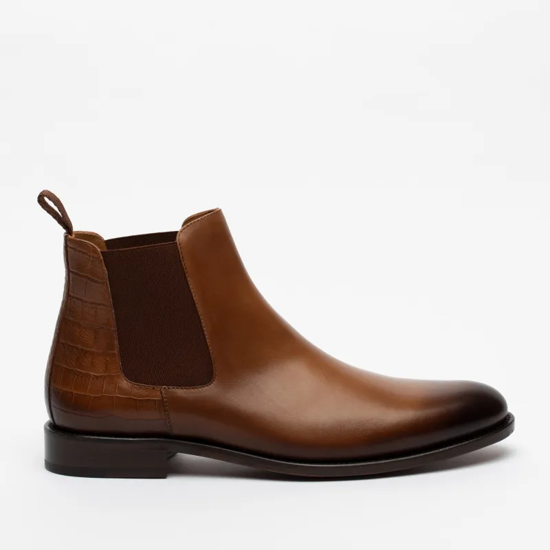 The Hiro Chelsea Boot in Honey (Last Chance, Final Sale) sold by Taft