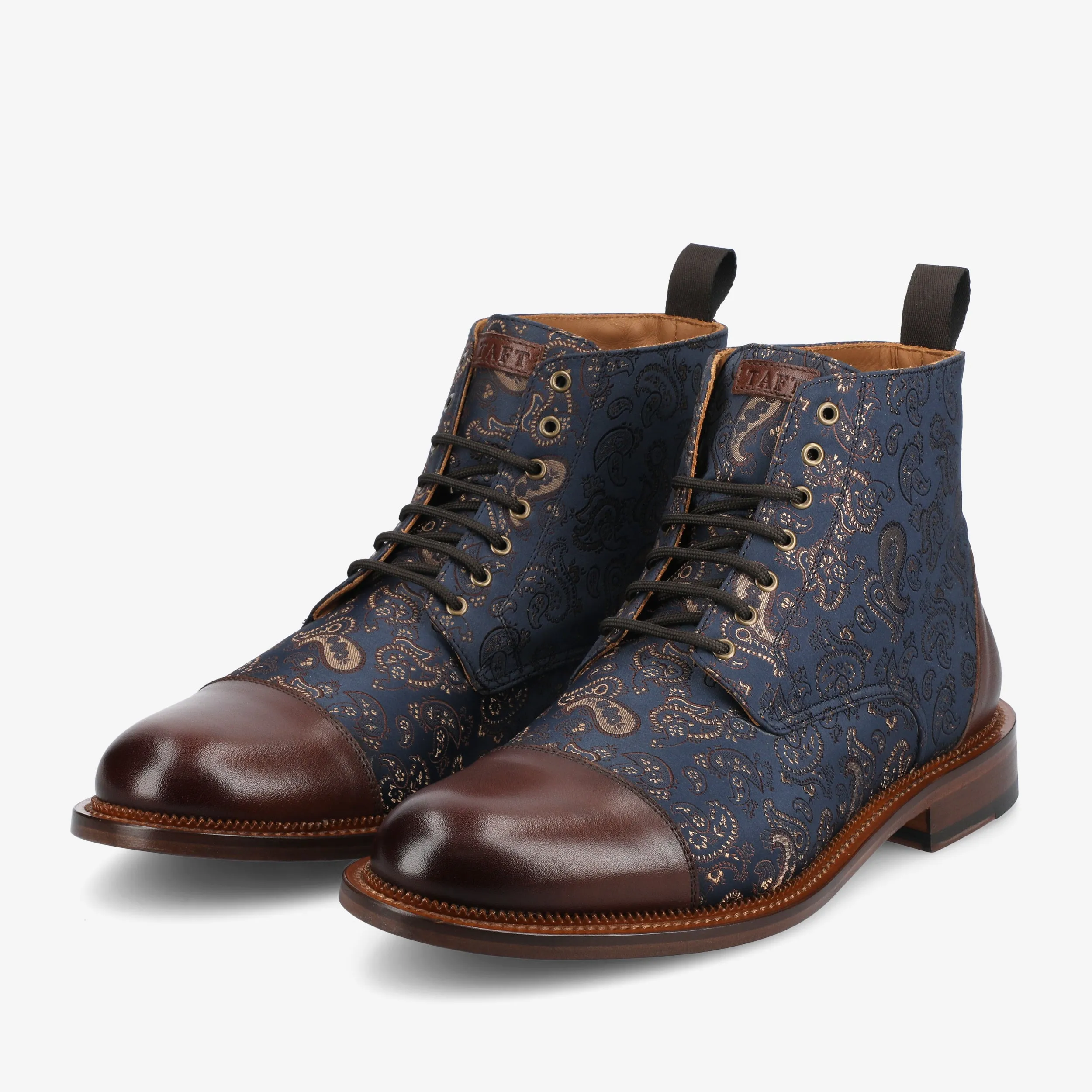 The Jack Dress Boot in Brown Paisley sold by Taft product image thumbnail 2
