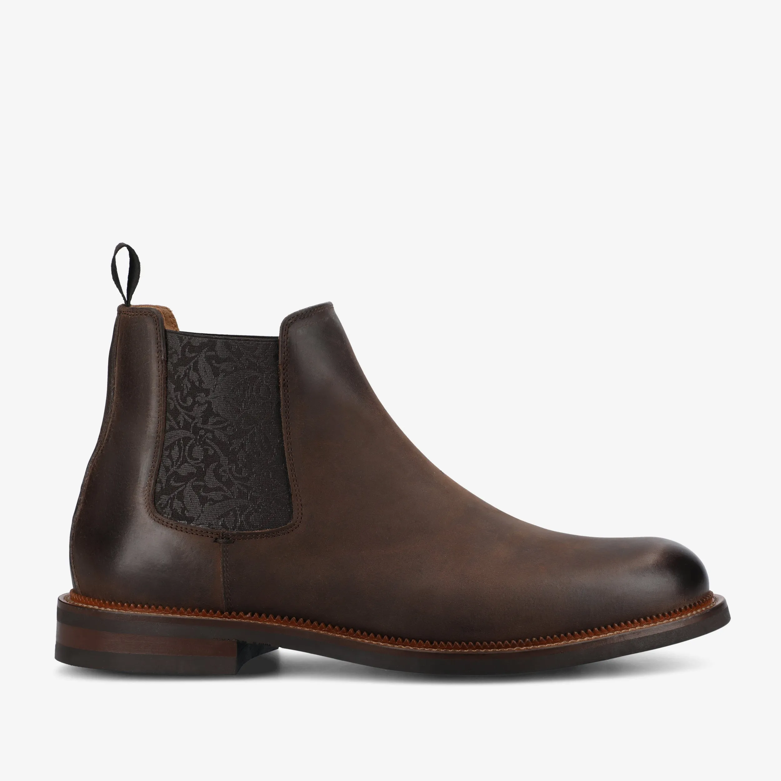 The Glen Boot in Dark Brown sold by Taft