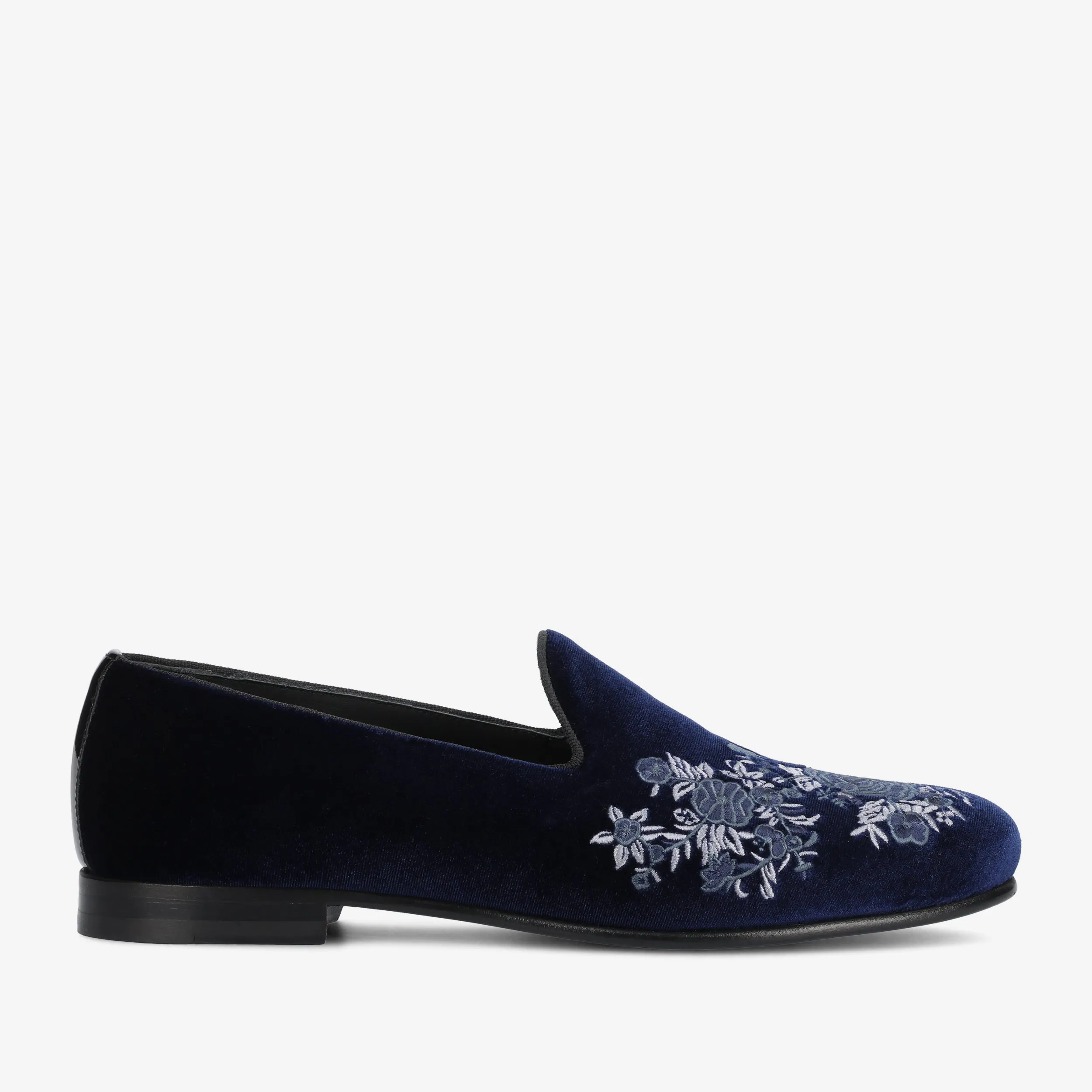 The Estate Slipper in Navy sold by Taft