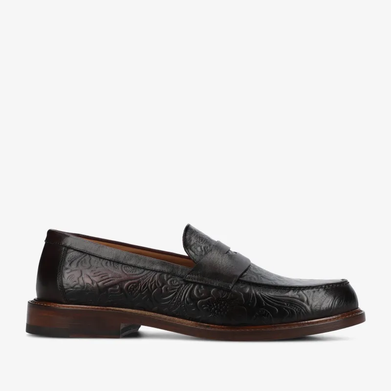 The Jack Penny Loafer in Cordovan sold by Taft