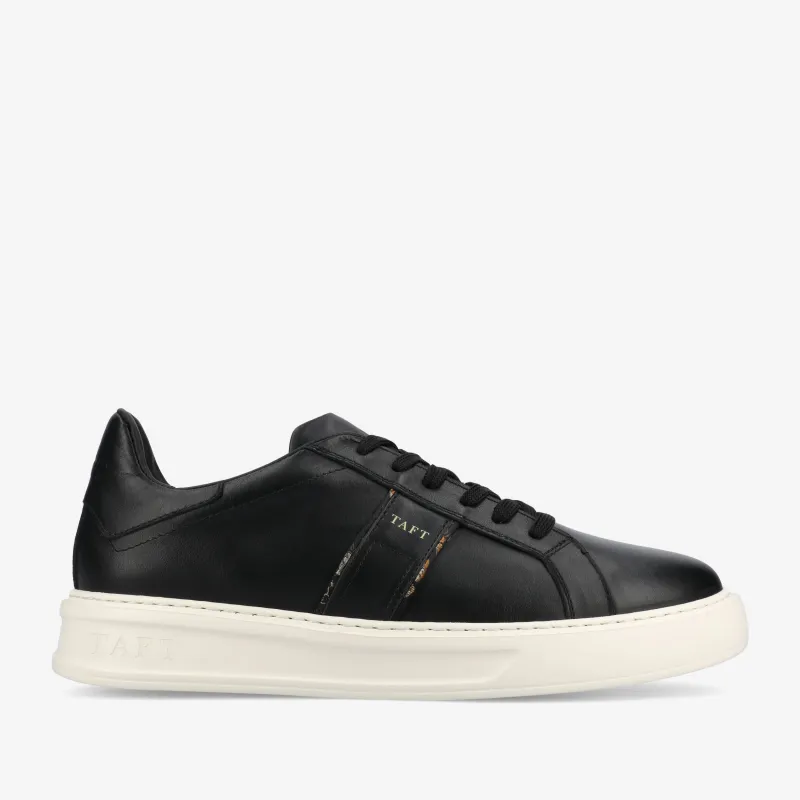 The Logan Sneaker in Black sold by Taft