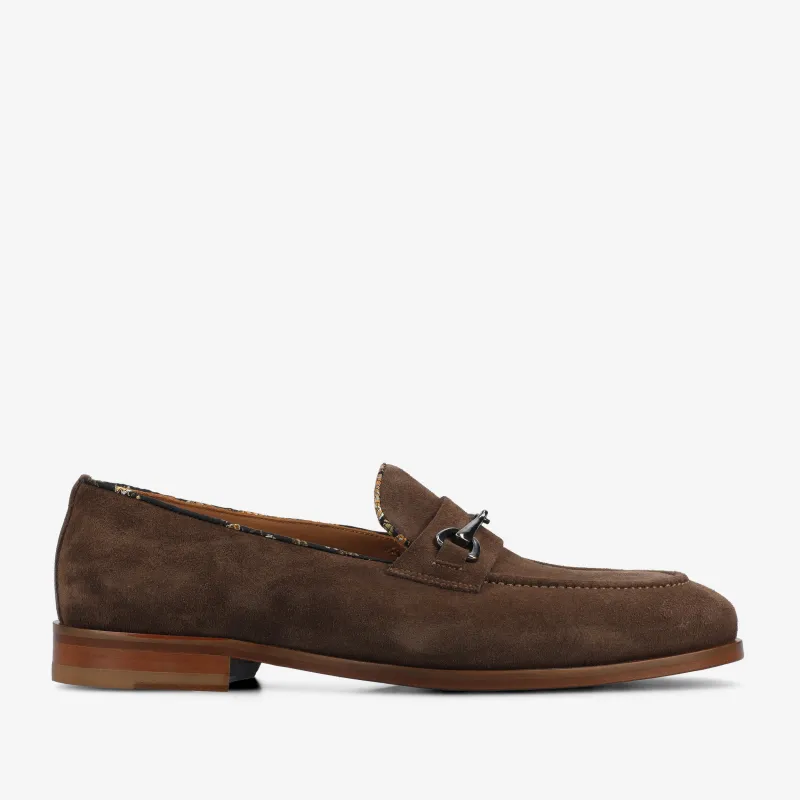 The Russell in Taupe Suede sold by Taft
