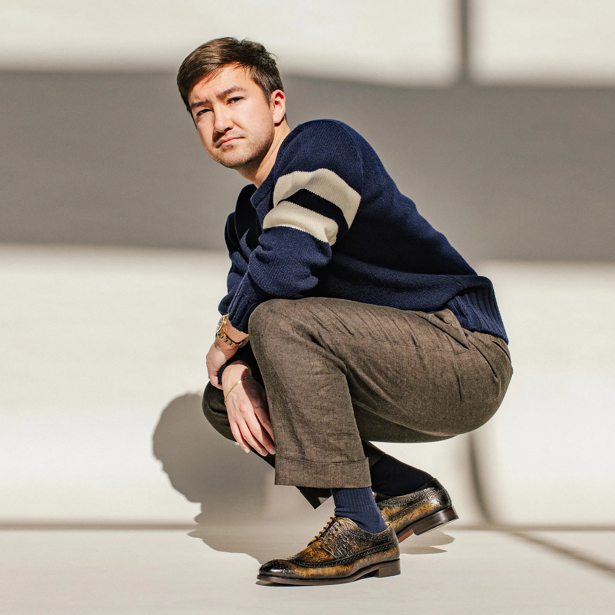 The Preston Shoe in Oro Viejo sold by Taft product image thumbnail 3