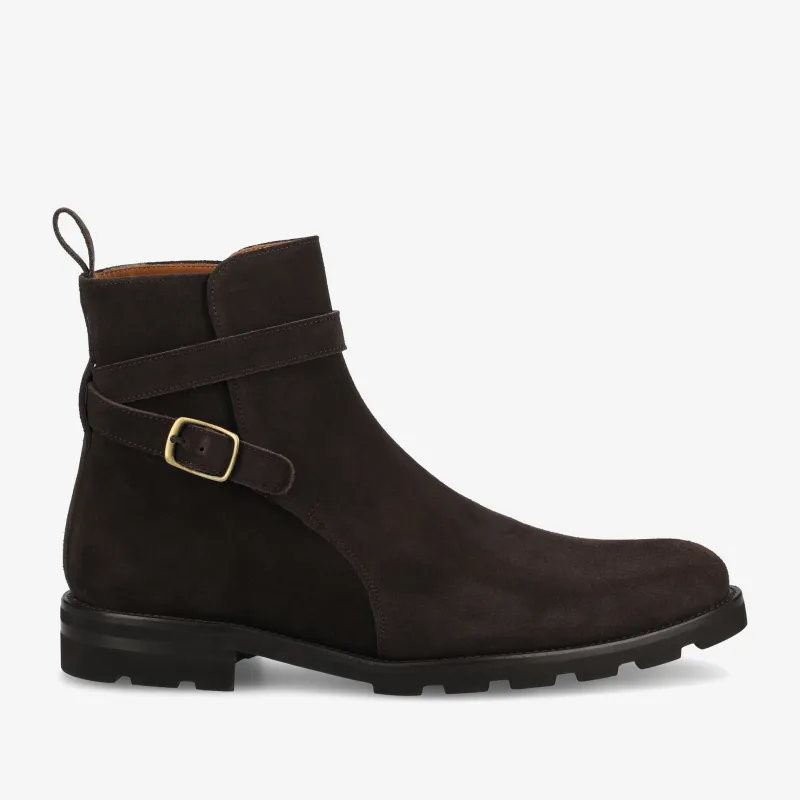 The Dylan Jodhpur Boot in Chocolate sold by Taft