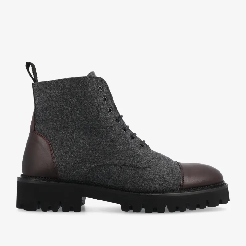 The Jill Boot in Grey/Oxblood (Last Chance, Final Sale) sold by Taft