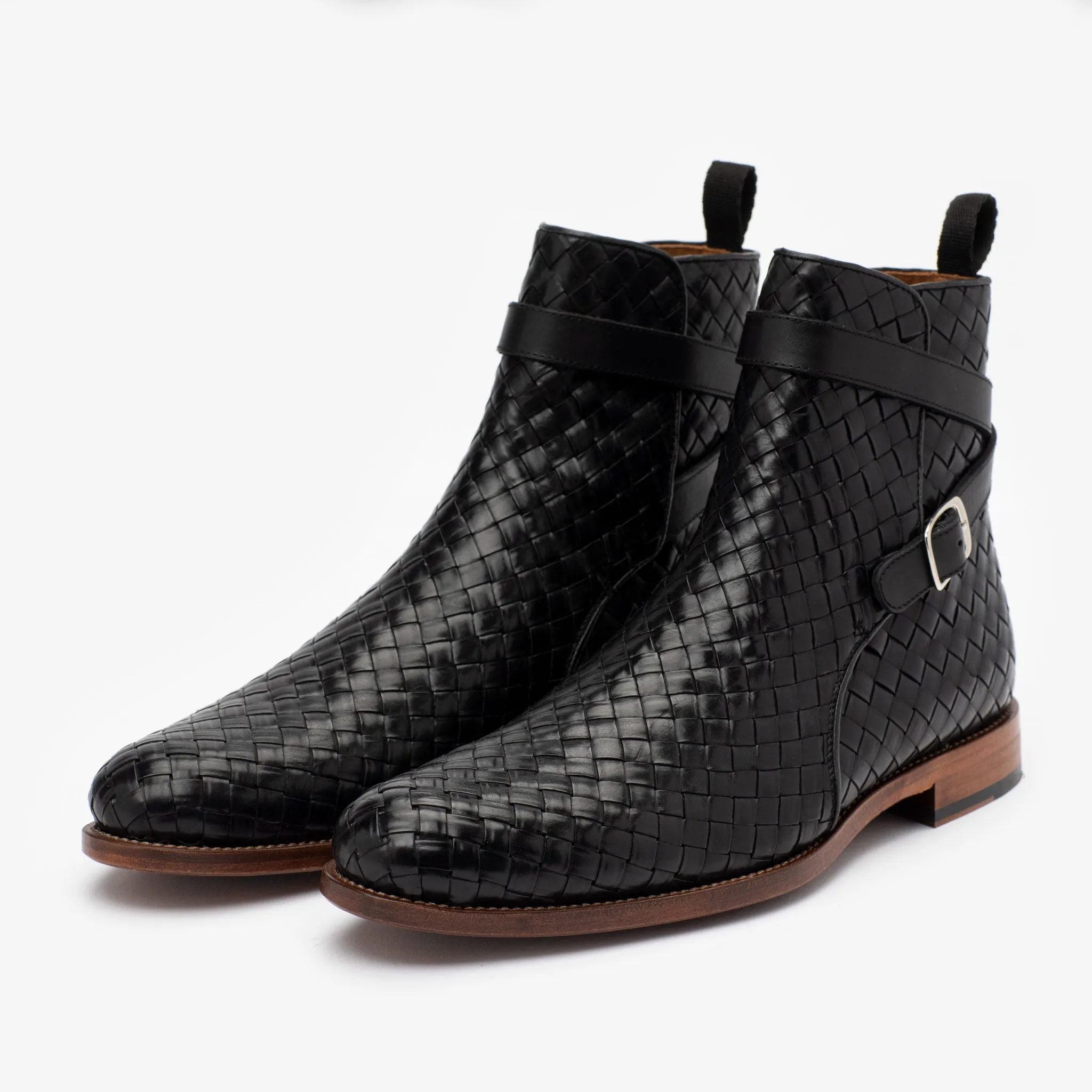 The Dylan Jodhpur Boot in Black Woven sold by Taft product image thumbnail 2