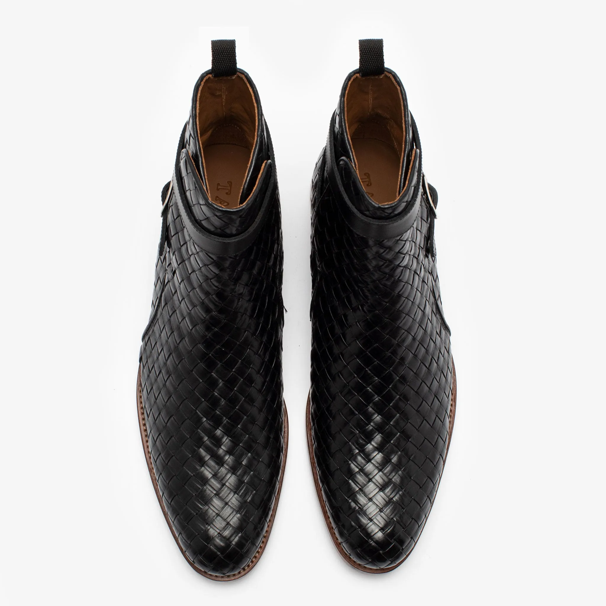 The Dylan Jodhpur Boot in Black Woven sold by Taft product image thumbnail 3