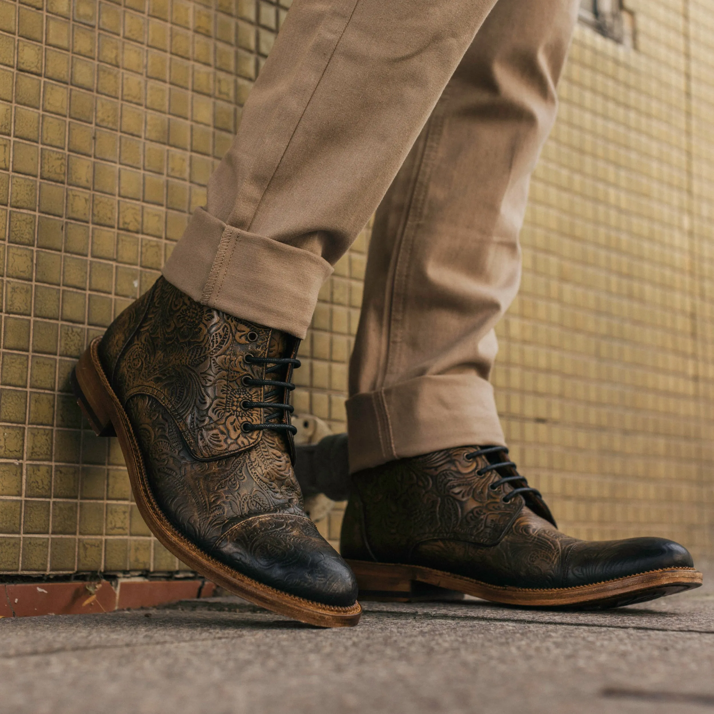 The Rome Boot in Oro Viejo sold by Taft product image thumbnail 2