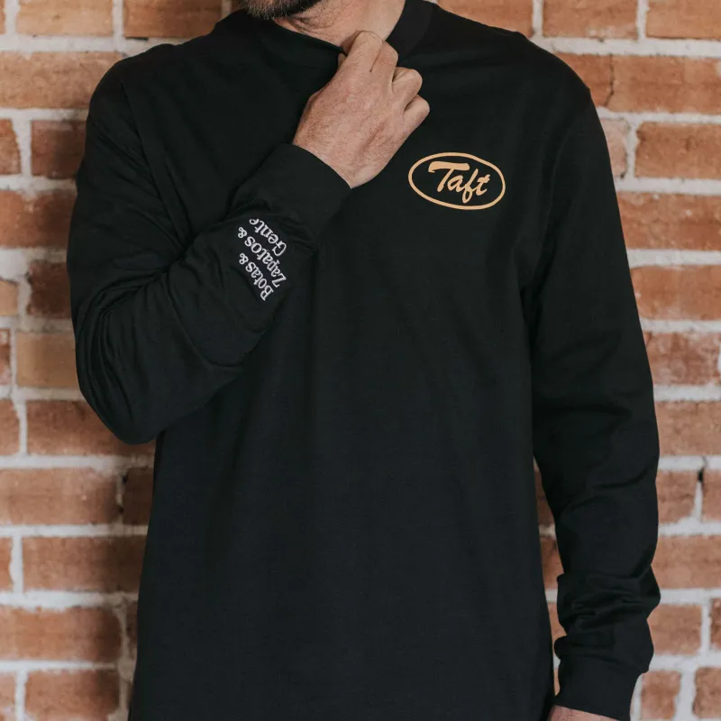 The Factory Tee in Coal sold by Taft