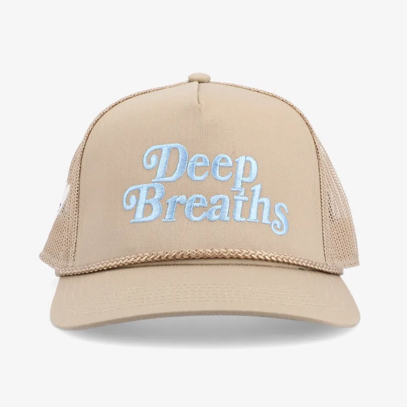 Deep Breaths Hat in Sand sold by Taft