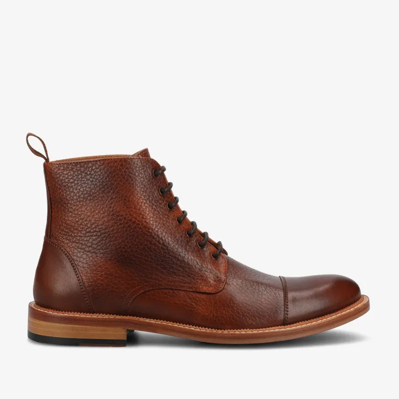 The Rome Boot in Brown sold by Taft