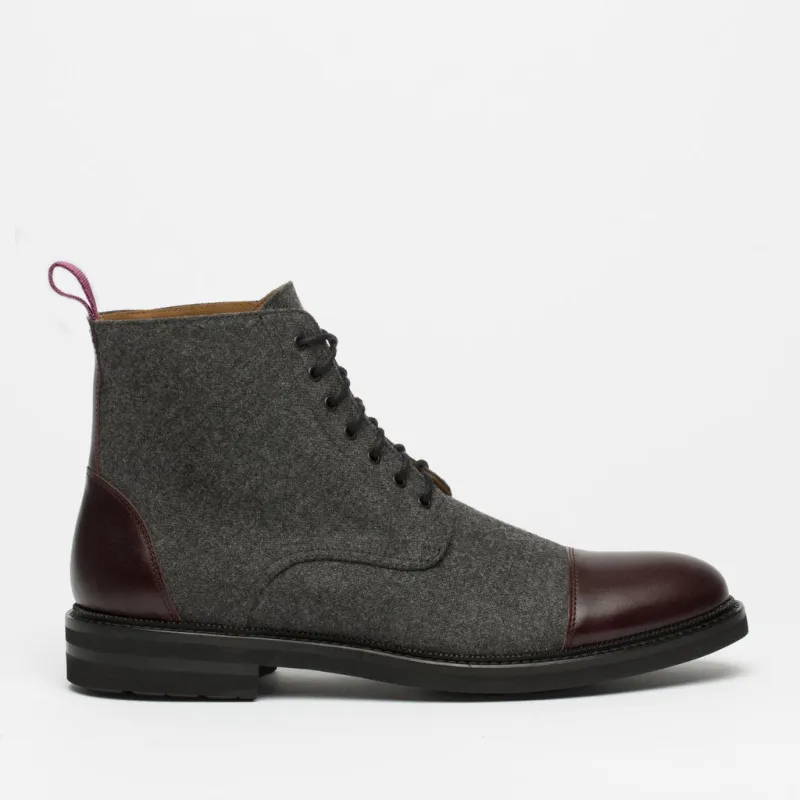 The Jack in Grey/Oxblood sold by Taft