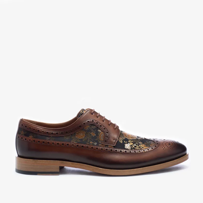 The Preston Shoe in Eden Cognac sold by Taft