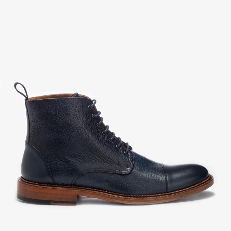 The Rome Boot in Navy (Last Chance, Final Sale) sold by Taft