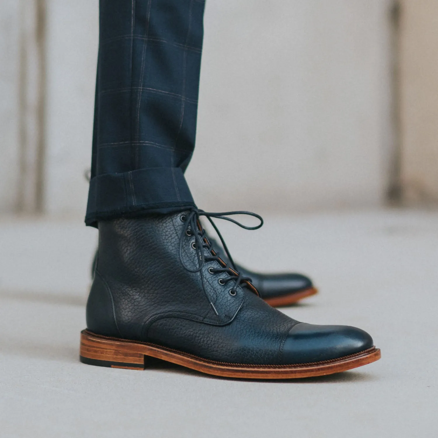 The Rome Boot in Navy (Last Chance, Final Sale) sold by Taft product image thumbnail 2