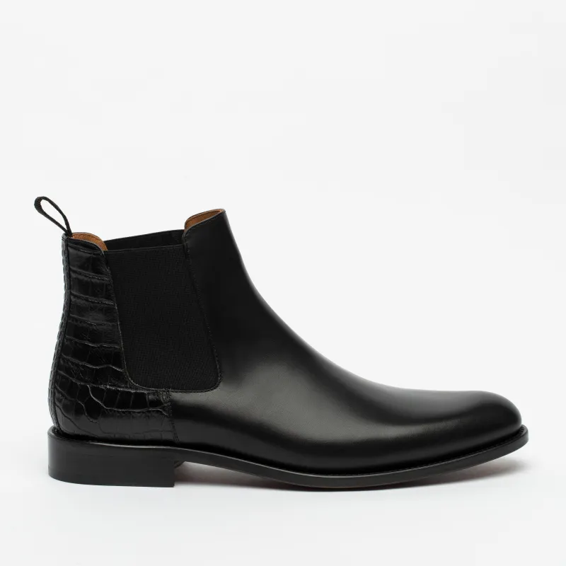 The Hiro Chelsea Boot in Midnight (Last Chance, Final Sale) made by Taft