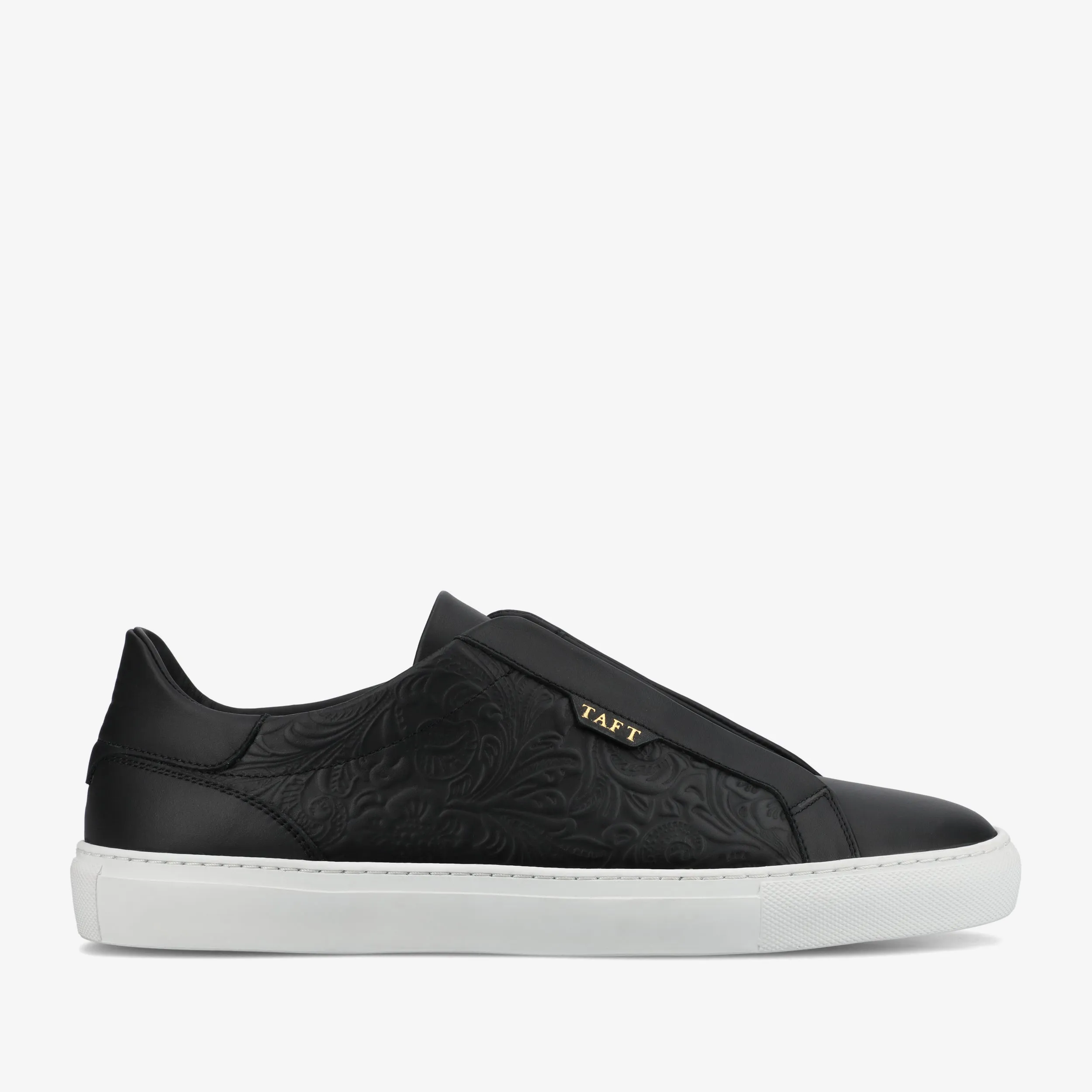 The James Sneaker in Black sold by Taft