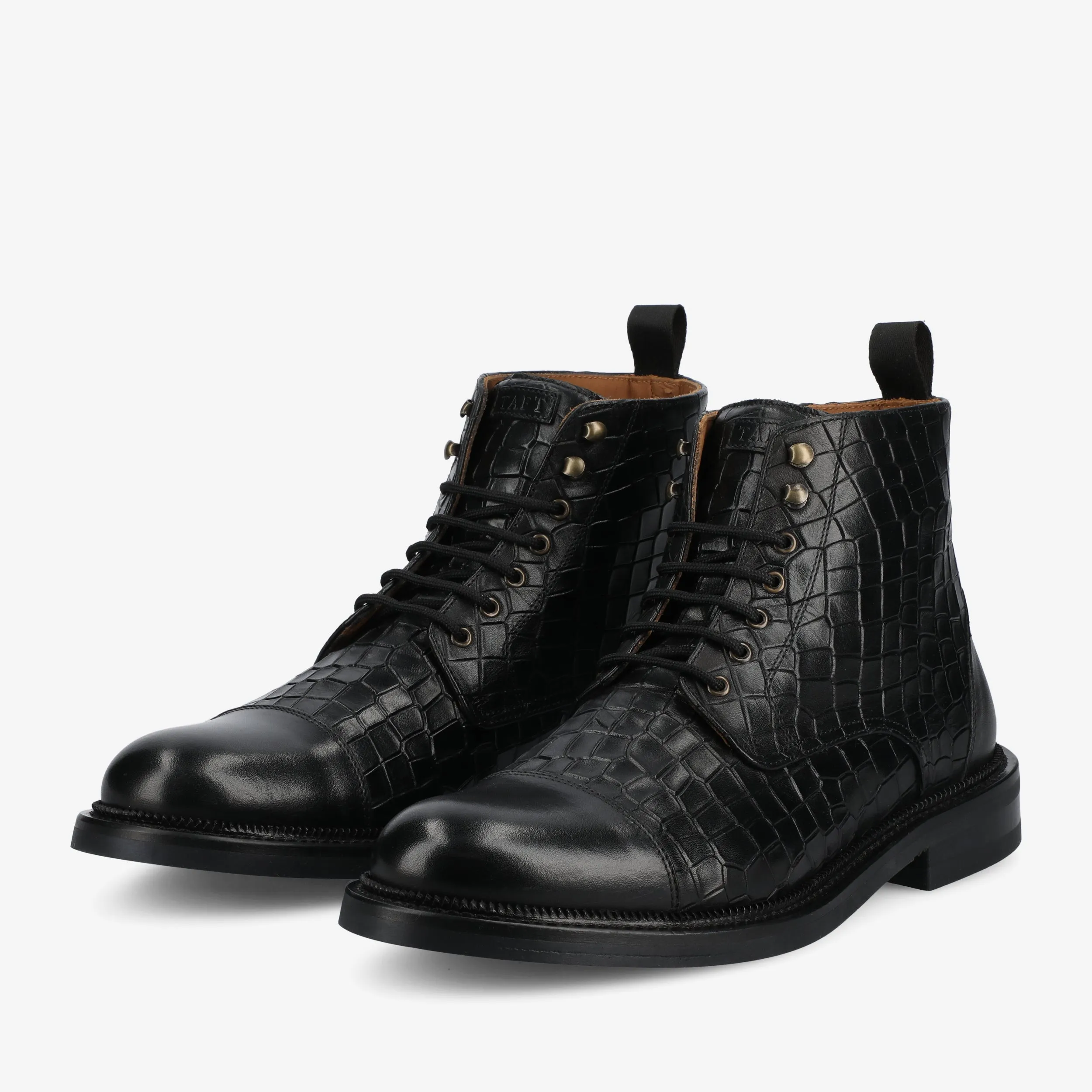 The Rome Boot in Black Croco sold by Taft product image thumbnail 3