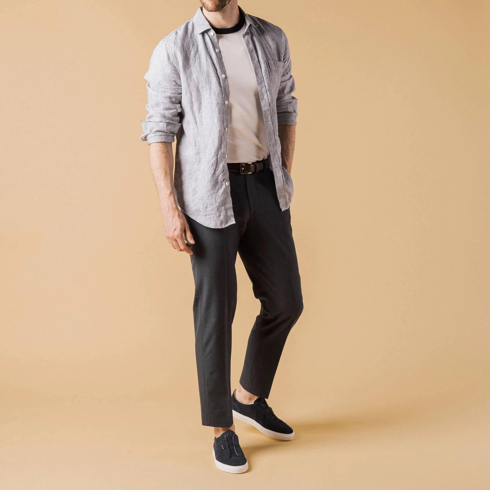 The James Sneaker in Navy sold by Taft product image thumbnail 3