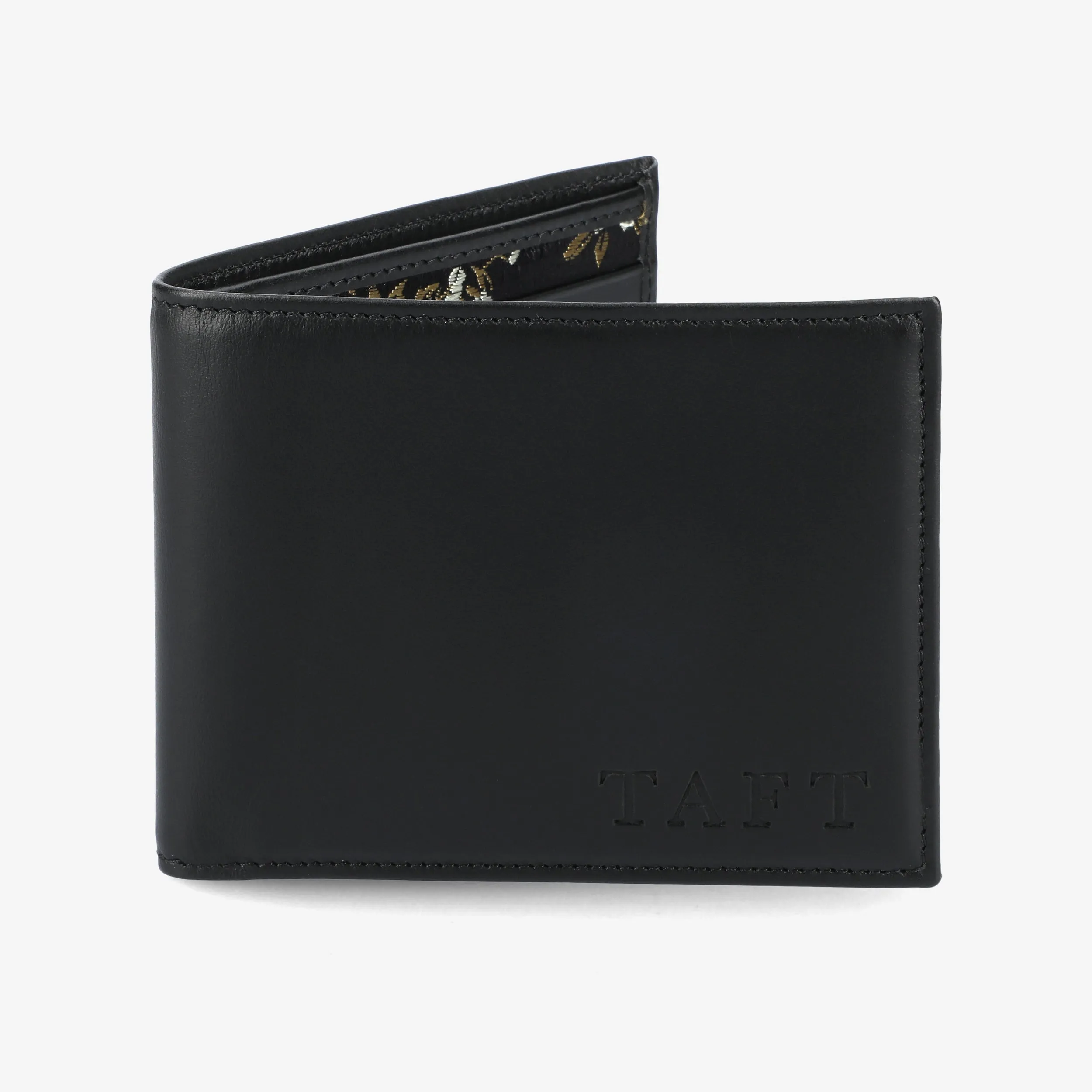 The Eden Jacquard Bi-fold Wallet sold by Taft