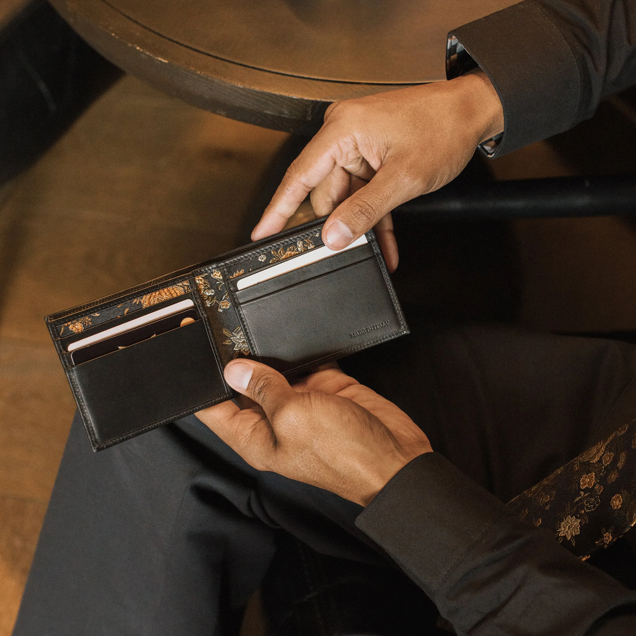 The Eden Jacquard Bi-fold Wallet sold by Taft product image thumbnail 4