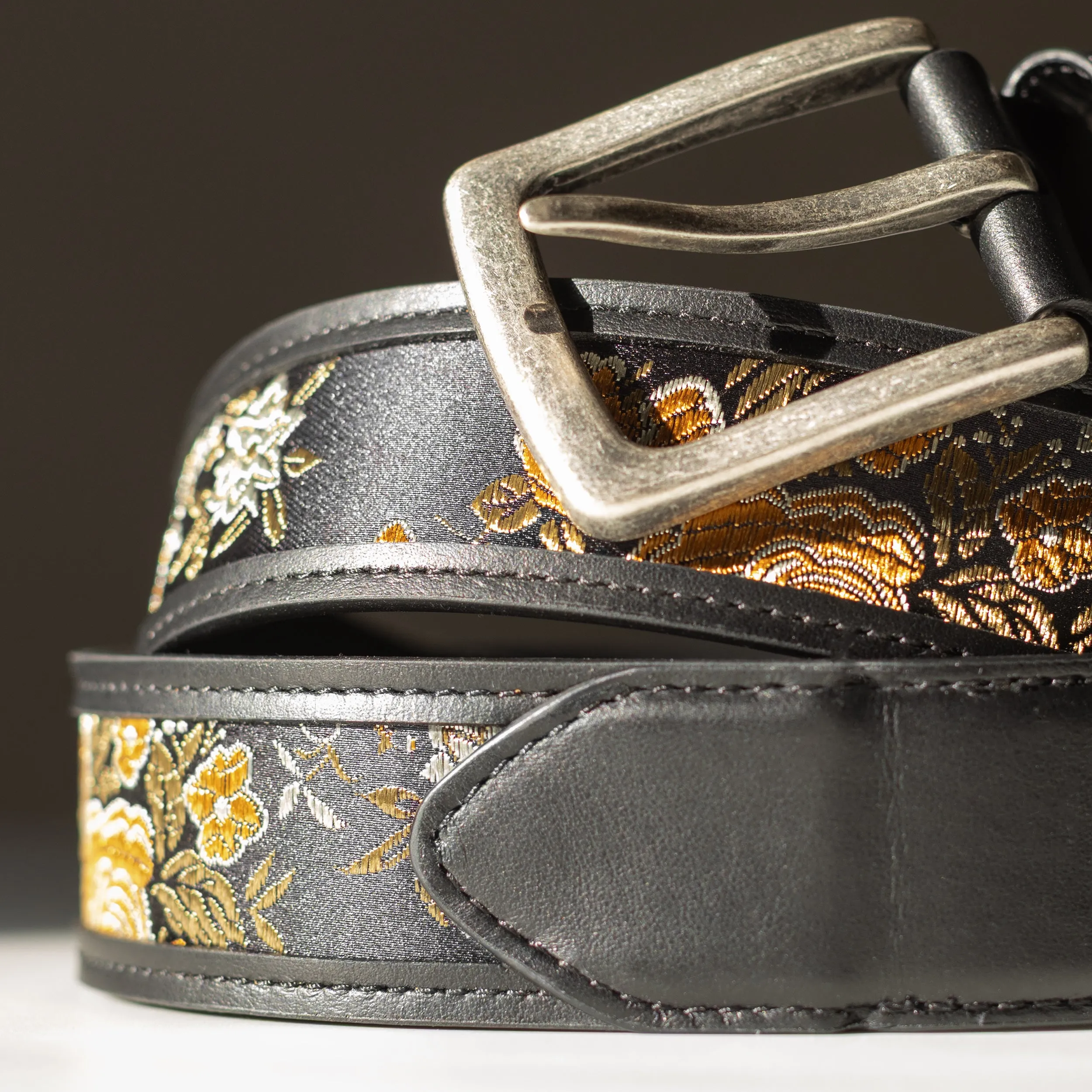 The Antonio Belt in Eden Noir sold by Taft product image thumbnail 4