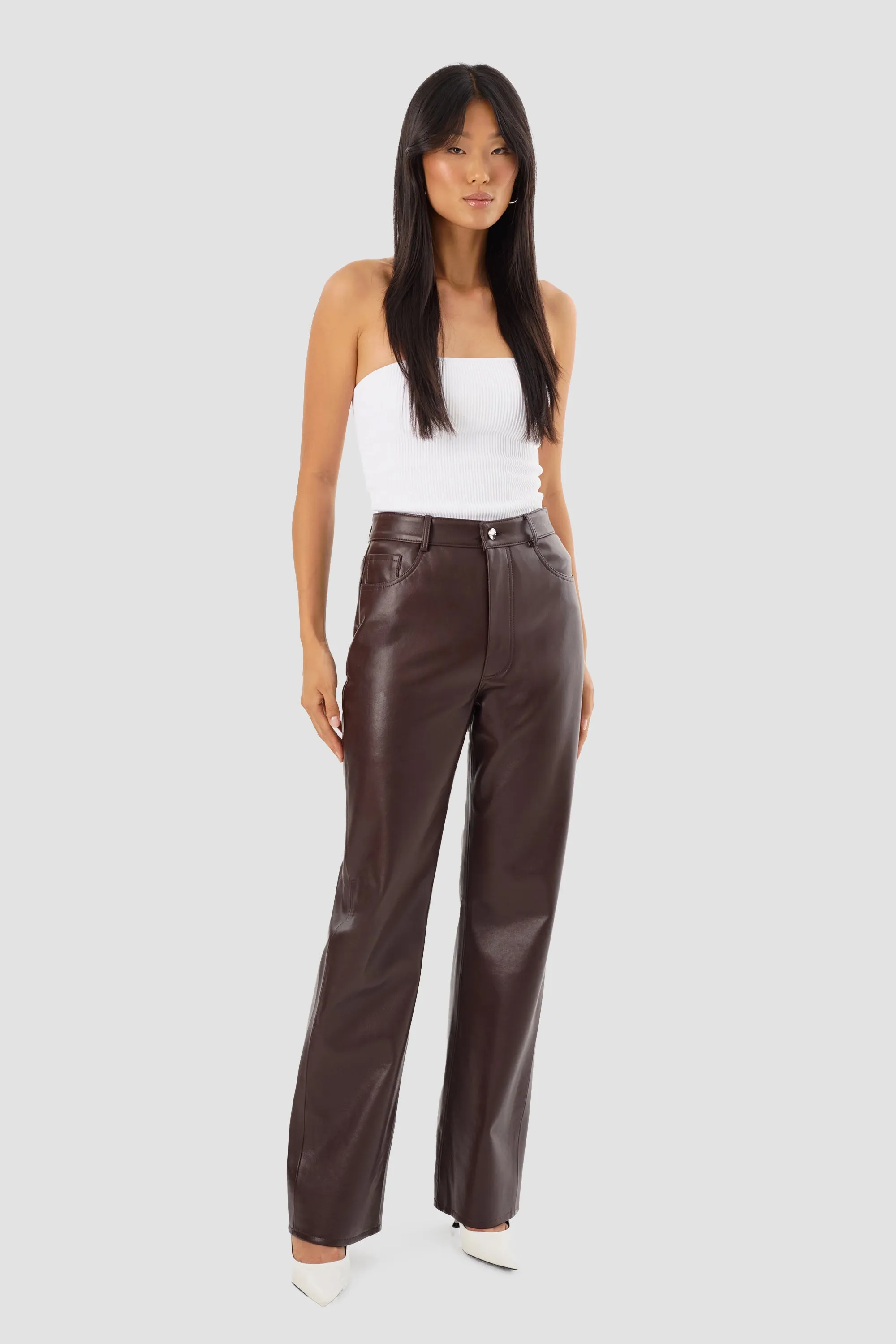 LAMARQUE Women's Demora Recycled Leather Pants sold by Tag product image thumbnail 3