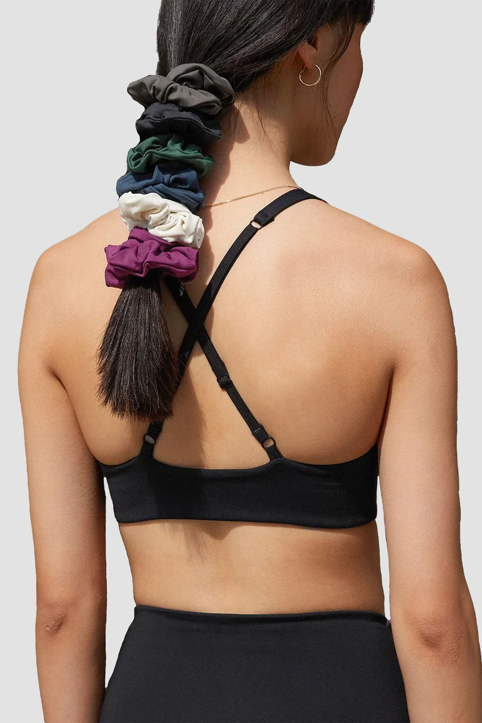 Girlfriend Collective Scrunchie in Plum sold by Tag product image thumbnail 2
