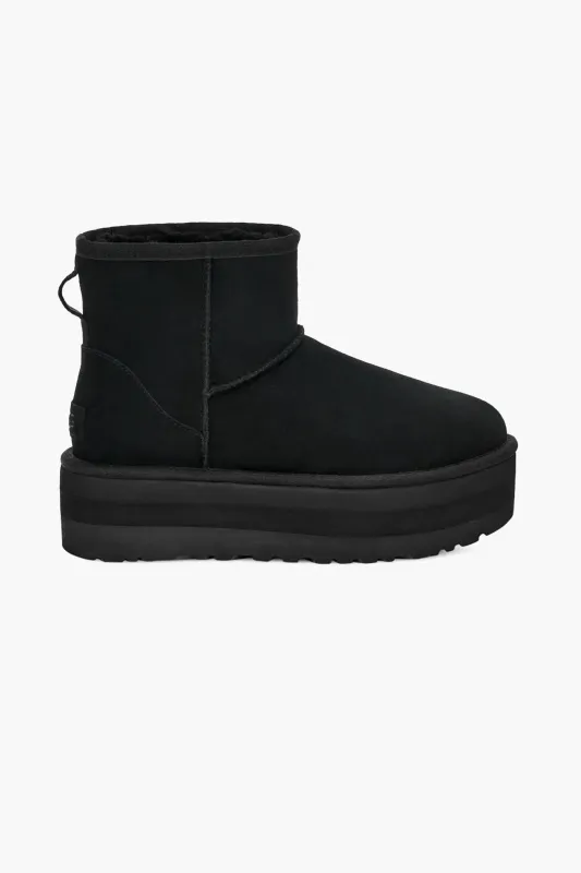 UGG Women's Classic Mini Platform in Black made by UGG