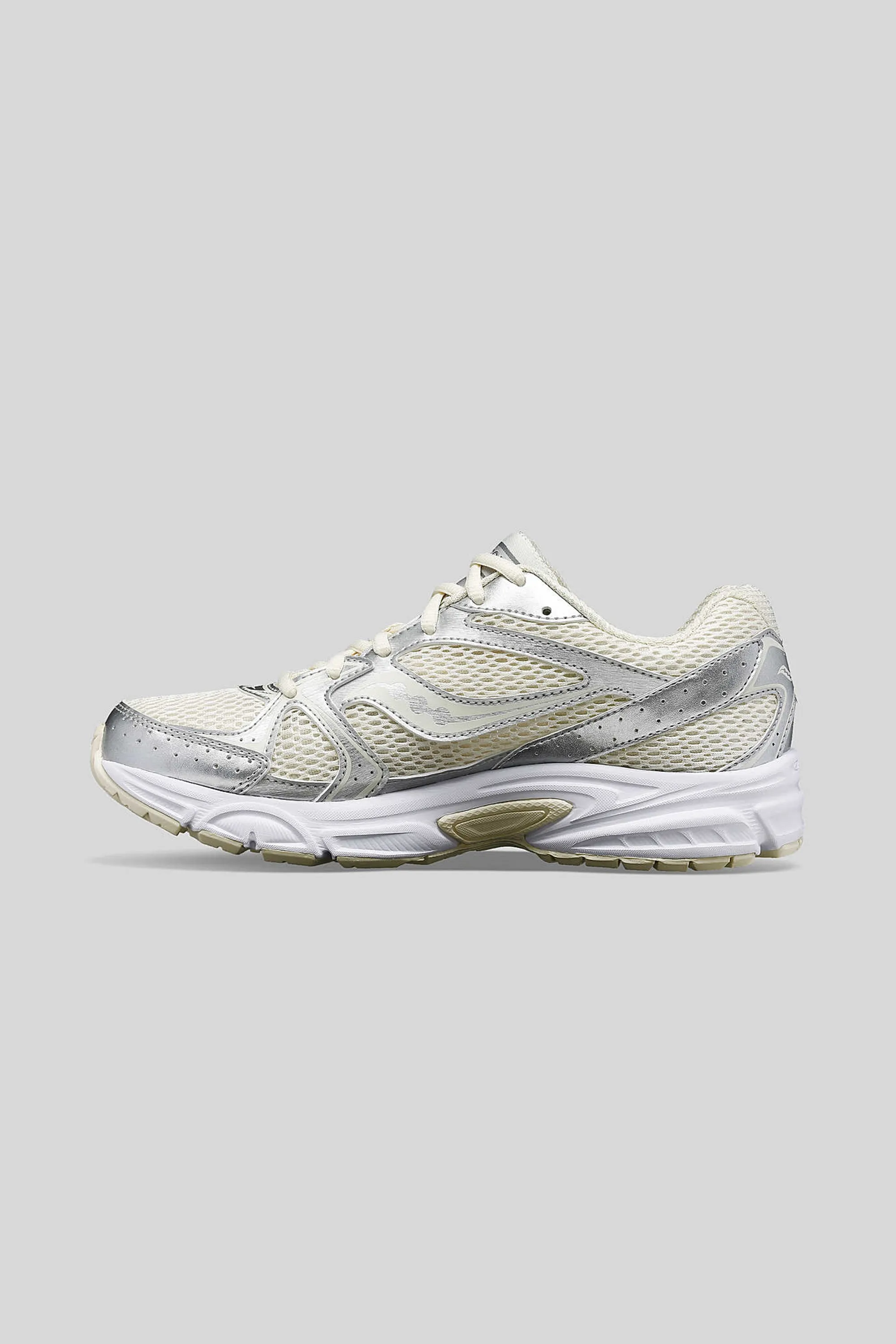 Saucony Women's Grid Ride Millennium in Cream/Silver sold by Tag product image thumbnail 3