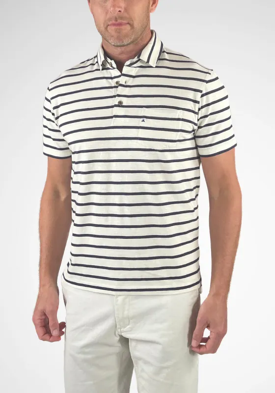 Polo - Airotec® Performance Stripe Jersey sold by Tailor Vintage