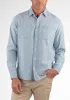Work Shirt - Indigo Cotton Linen Chambray sold by Tailor Vintage