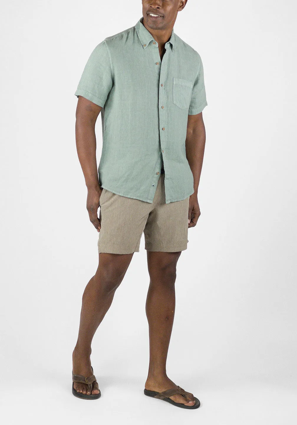 Short Sleeve Shirt - Linen Cotton sold by Tailor Vintage product image thumbnail 5